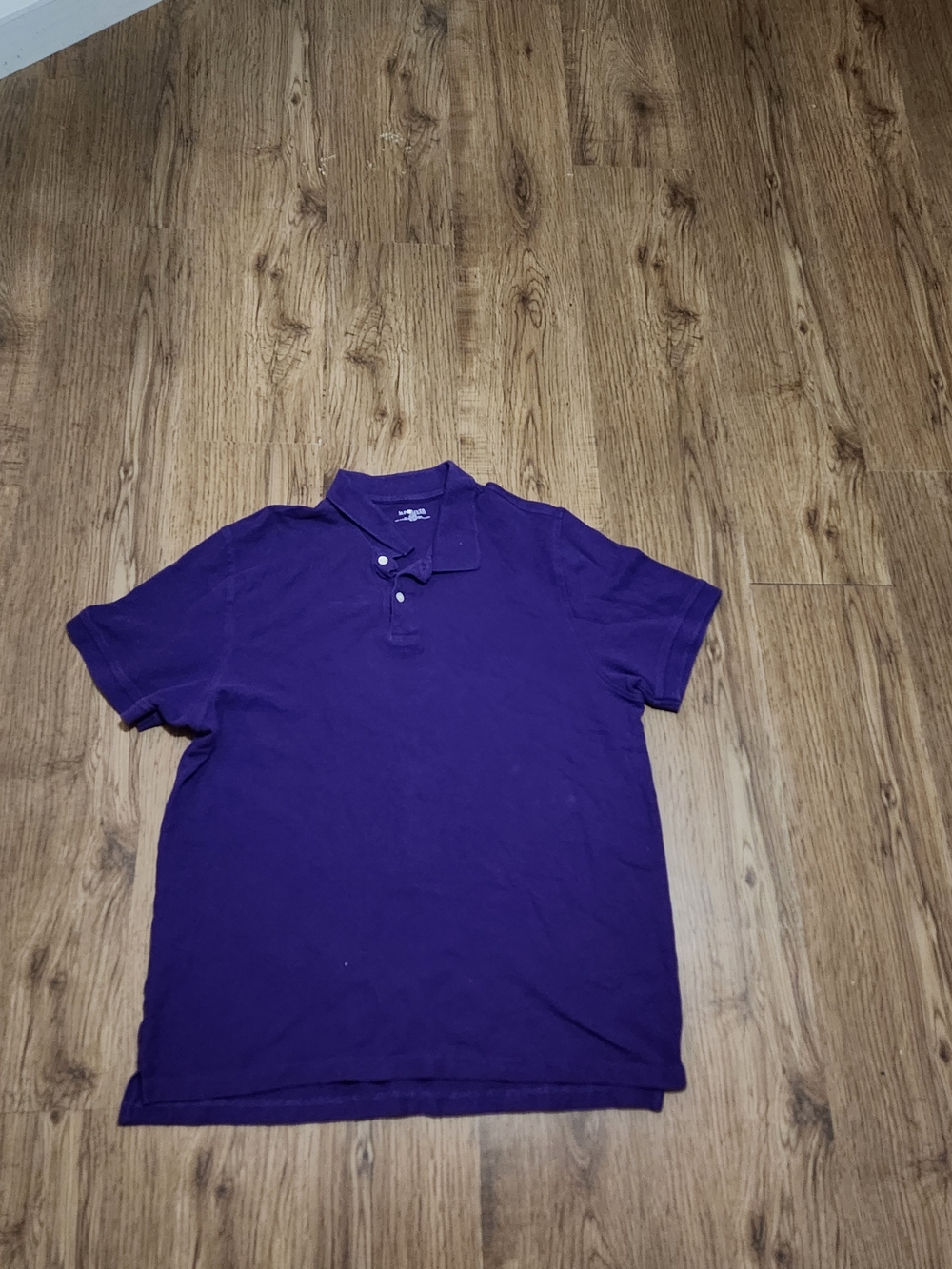 Men's Purple Short-Sleeve Polo - Classic Cotton Blend